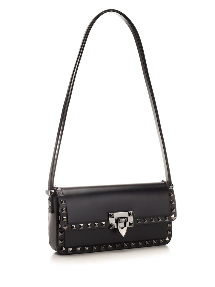 Valentino Garavani Rockstud23 Shoulder Bags - Black | 69d21d870128bd3d1b304183d2918e9ece14a44a