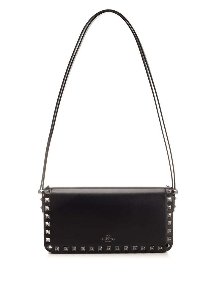 Valentino Garavani Rockstud23 Shoulder Bags - Black | 079383768d0411b3429e9a51cf74dc0c1a1742d6