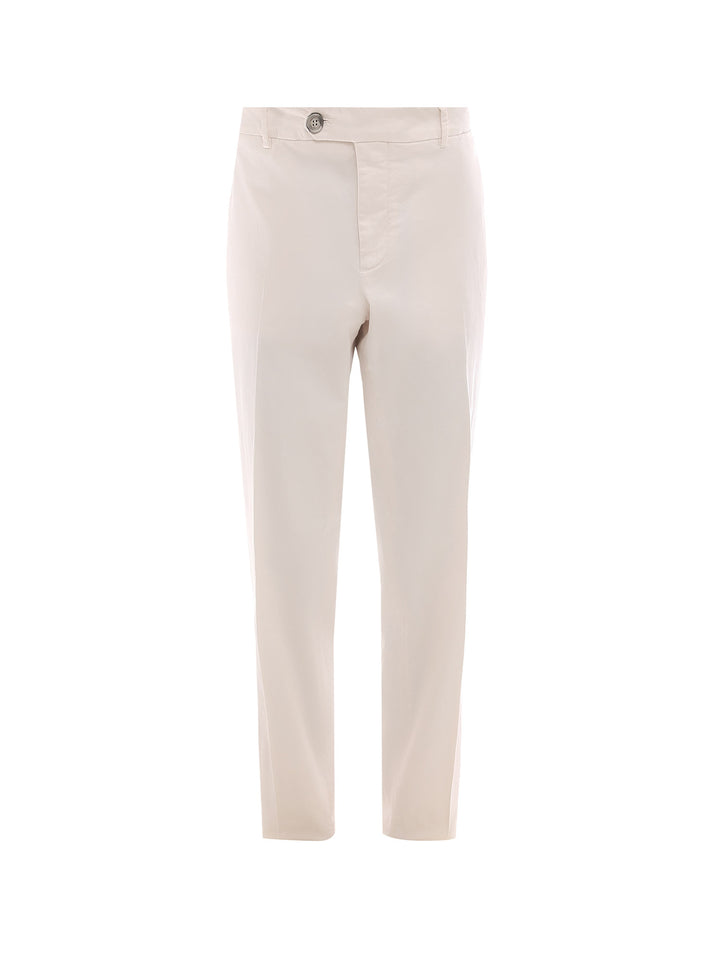 Stretch cotton trouser