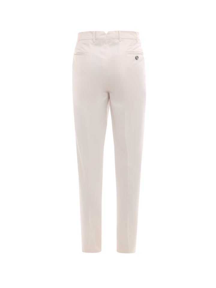 Stretch cotton trouser