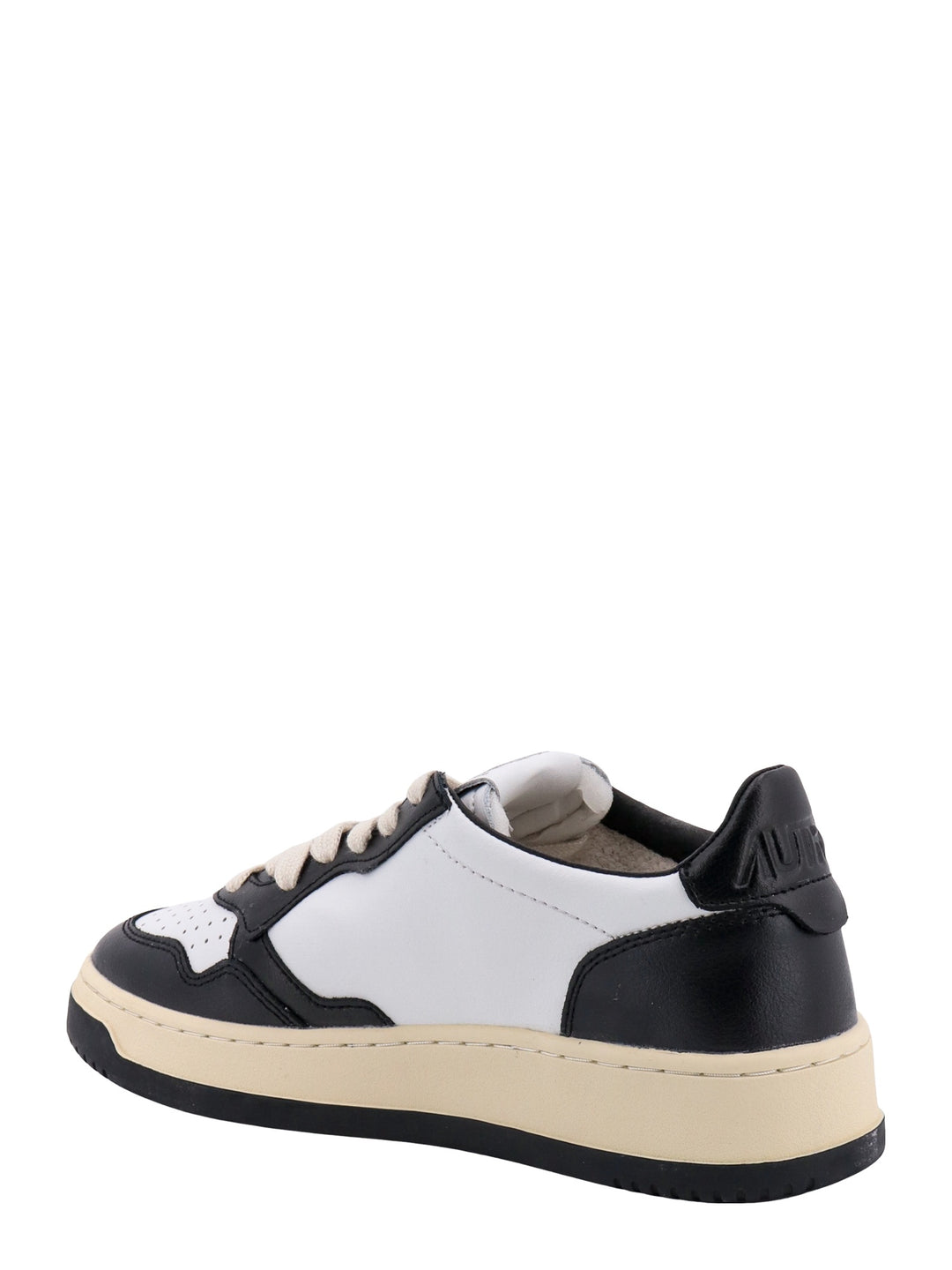 Bicolor leather sneakers