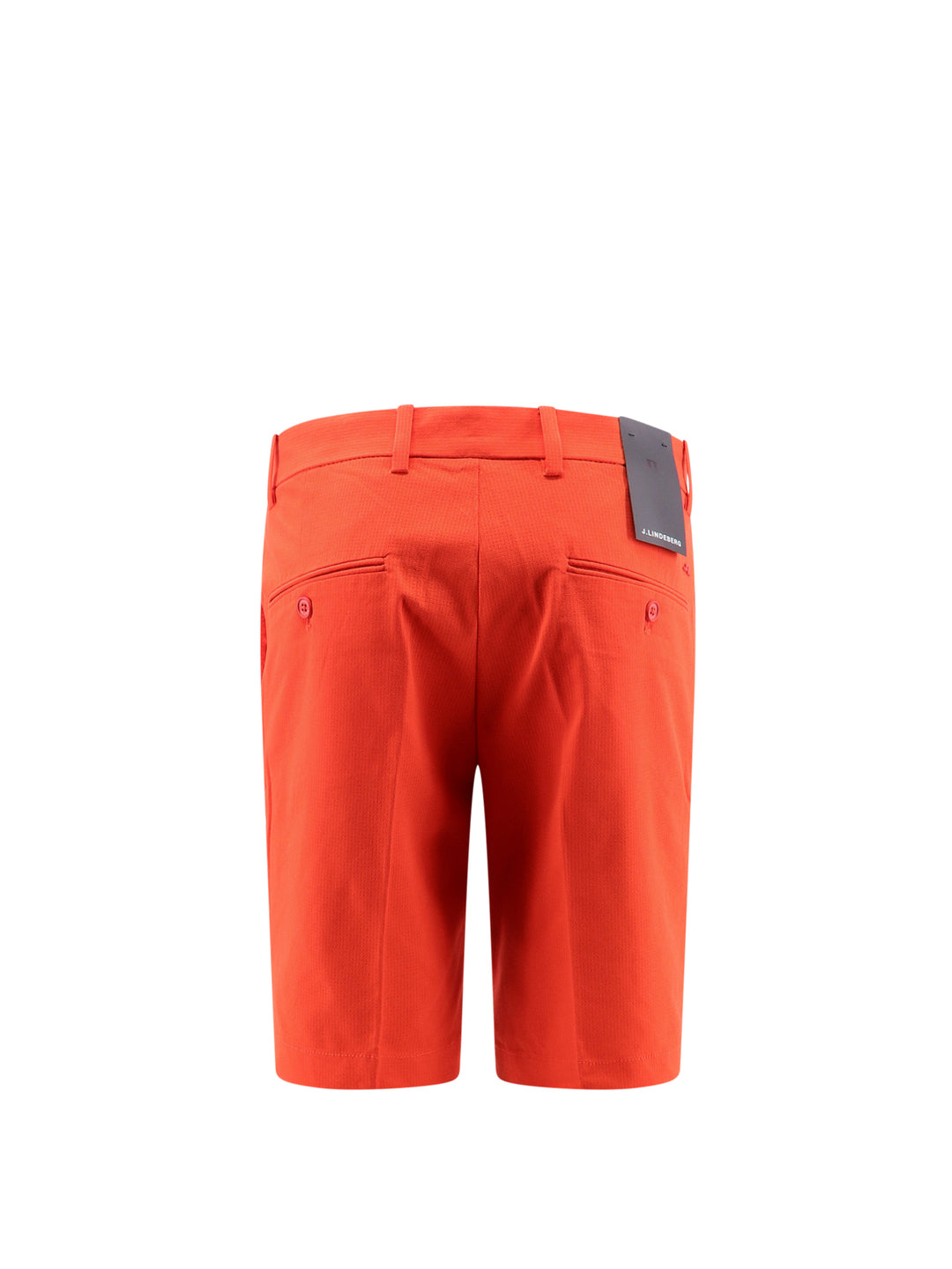 Technical fabric bermuda shorts with logo print