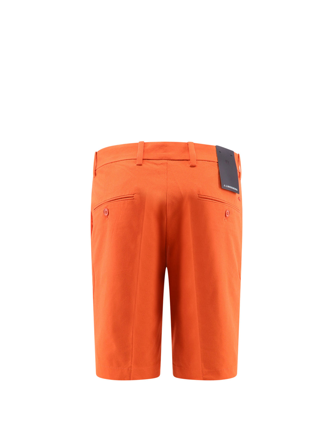 Technical fabric bermuda shorts with logo print