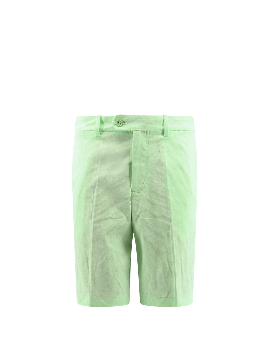 Technical fabric bermuda shorts with logo print