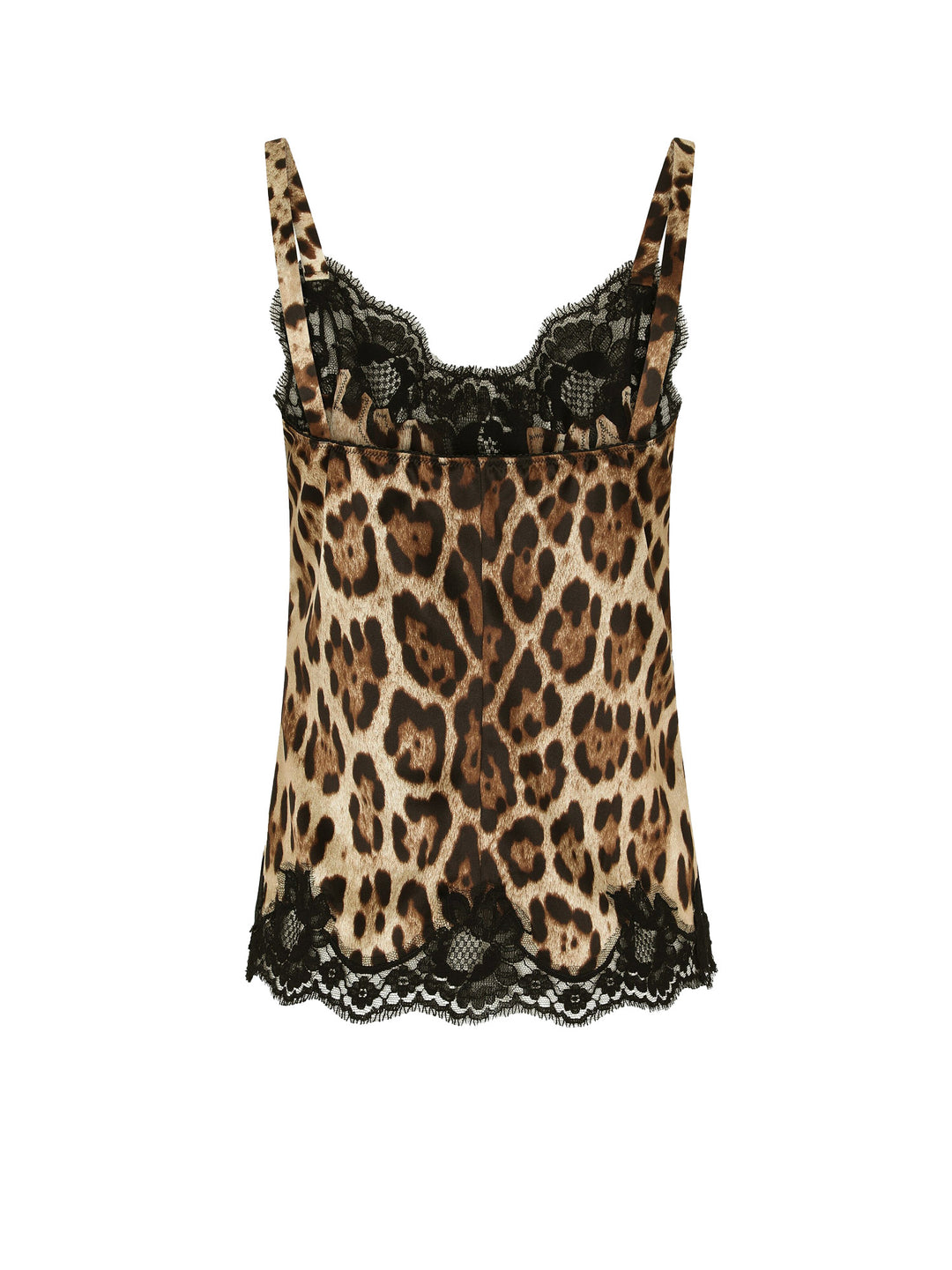 Silk top with animalier print