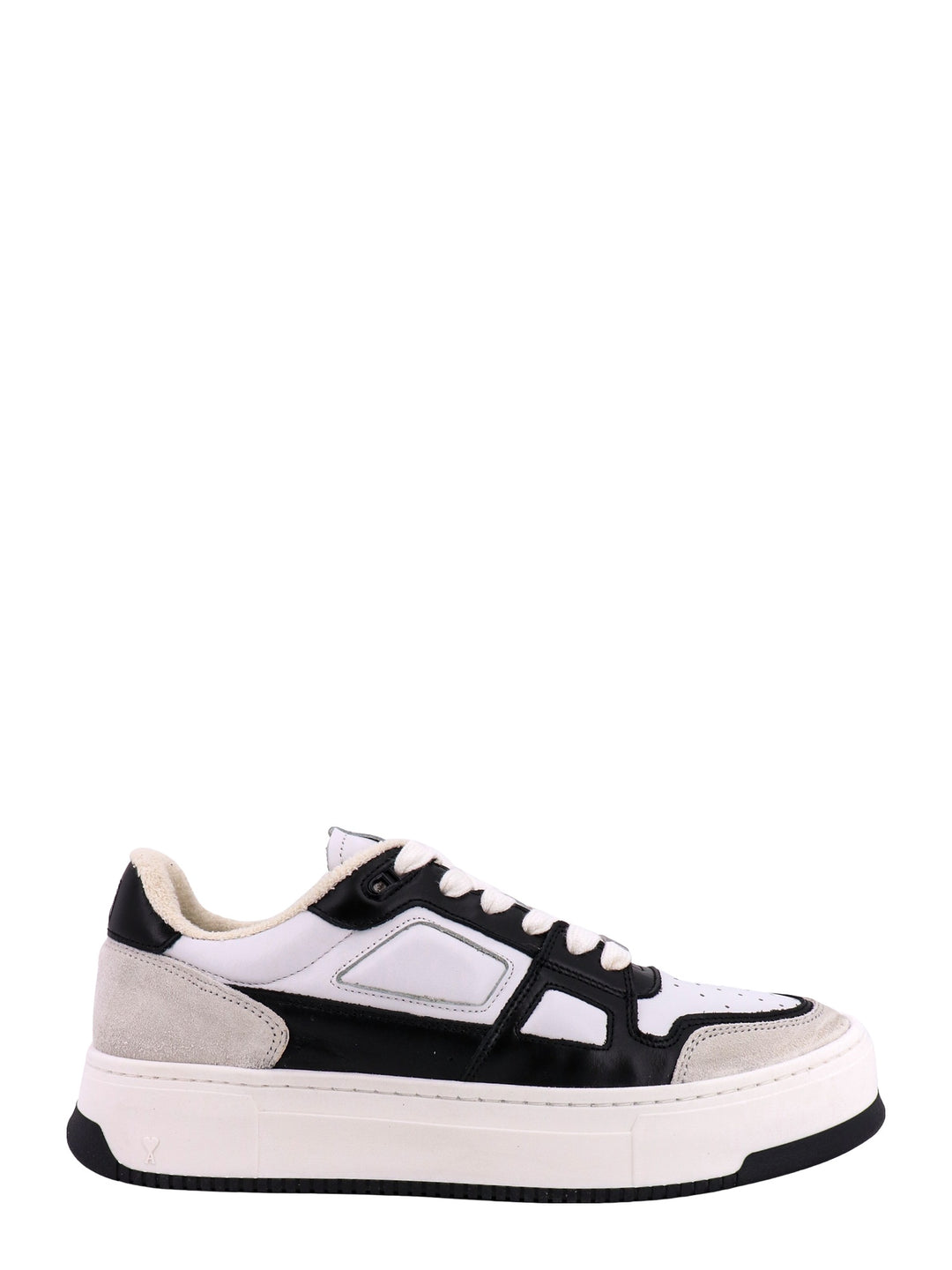 Bicolor leather sneakers