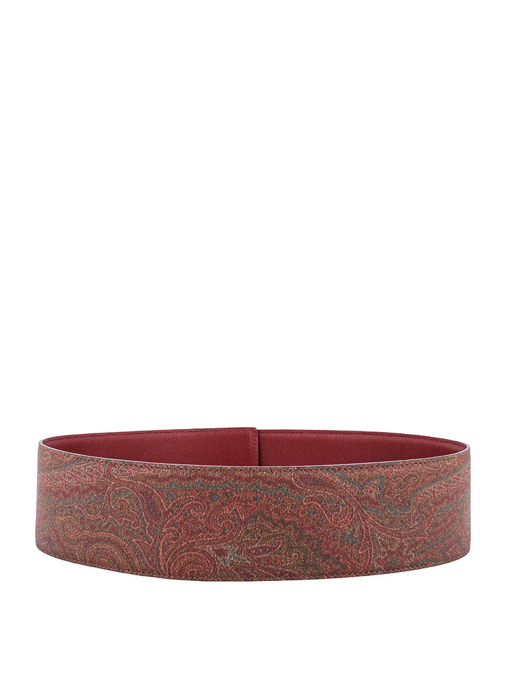 Jacquard Paisley Fabric belt