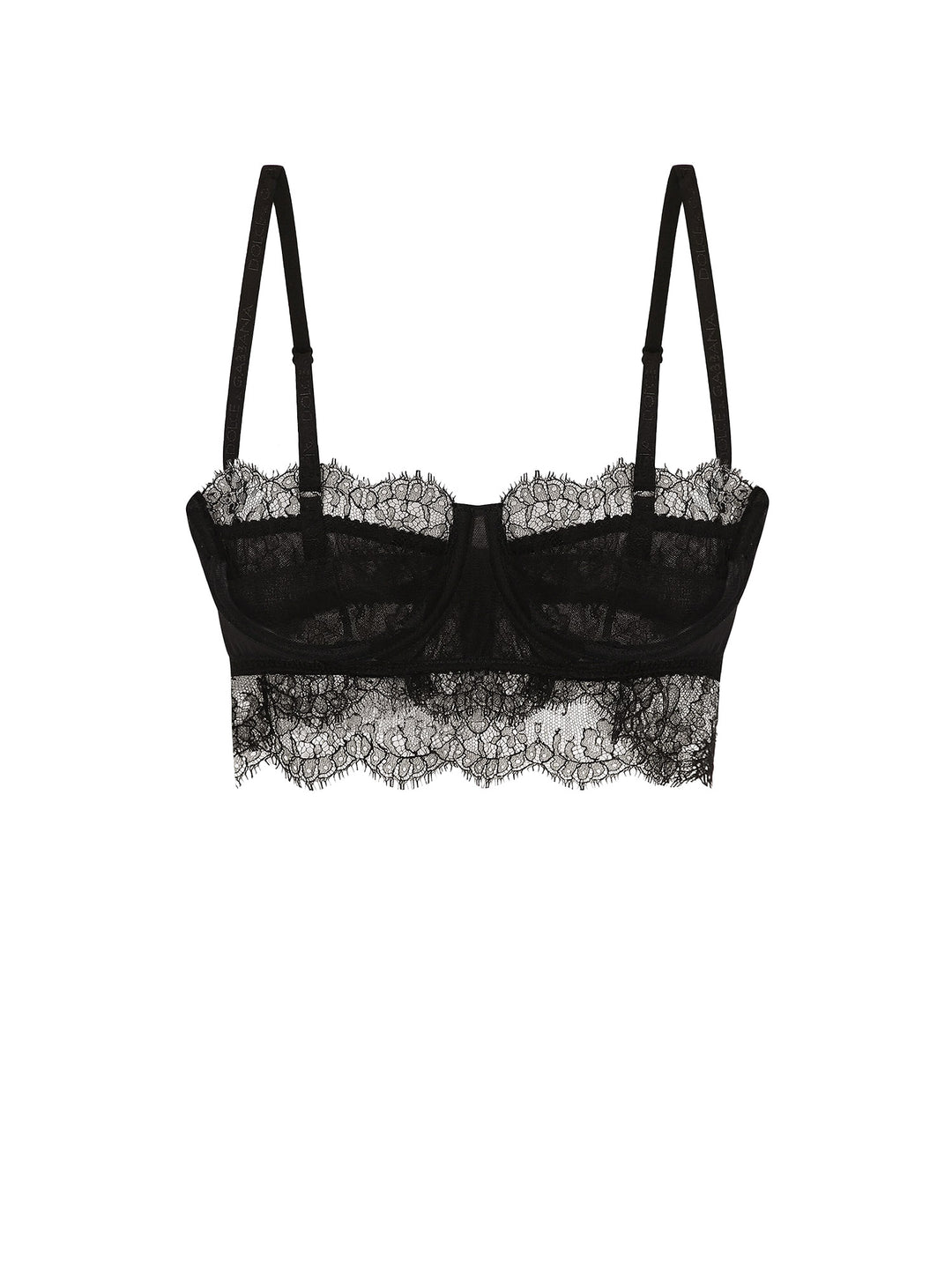 Black Sicily lace bralette