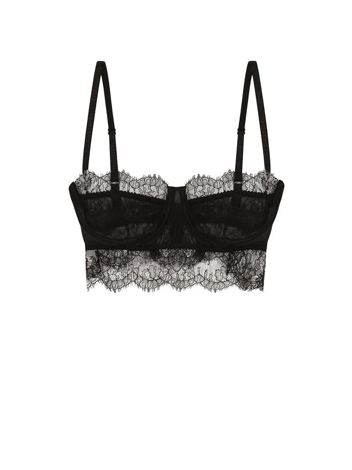 Black Sicily lace bralette