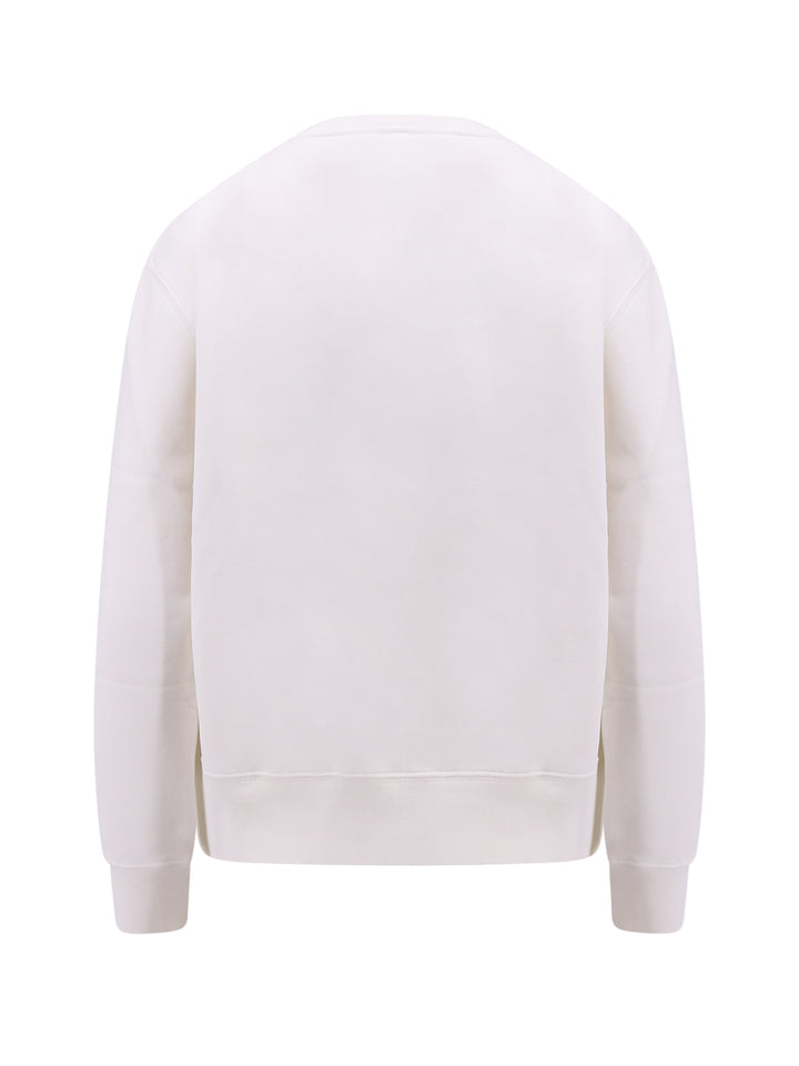 Cotton sweatshirt with embroidered logo