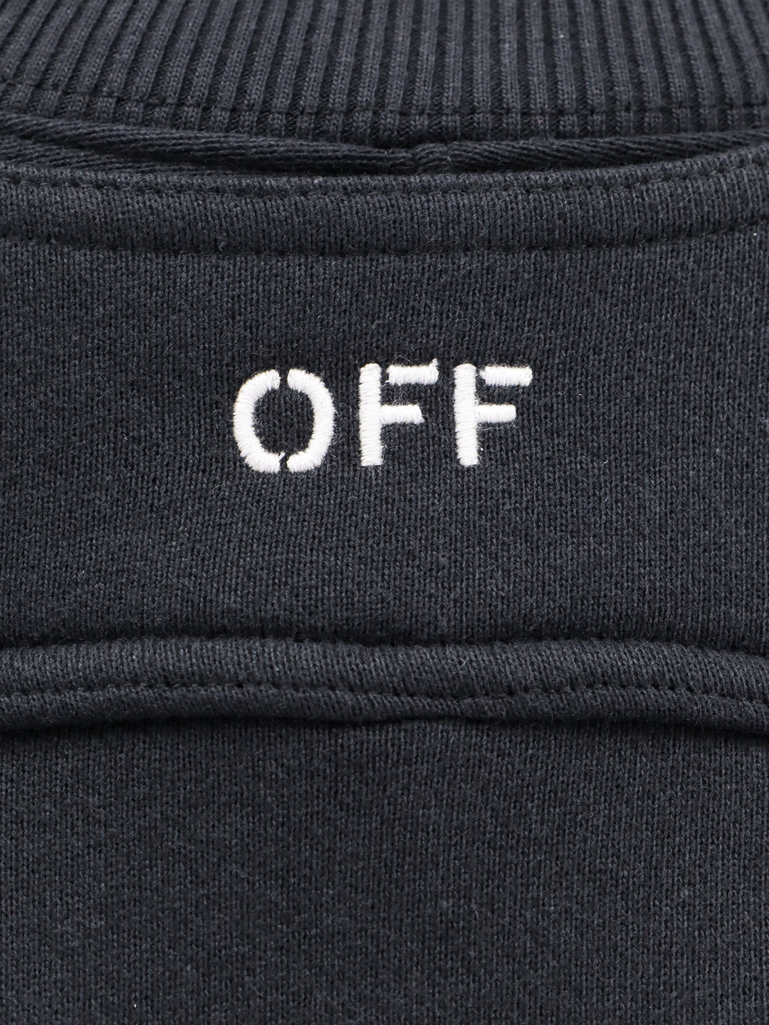 Cotton sweatshirt with frontal logo