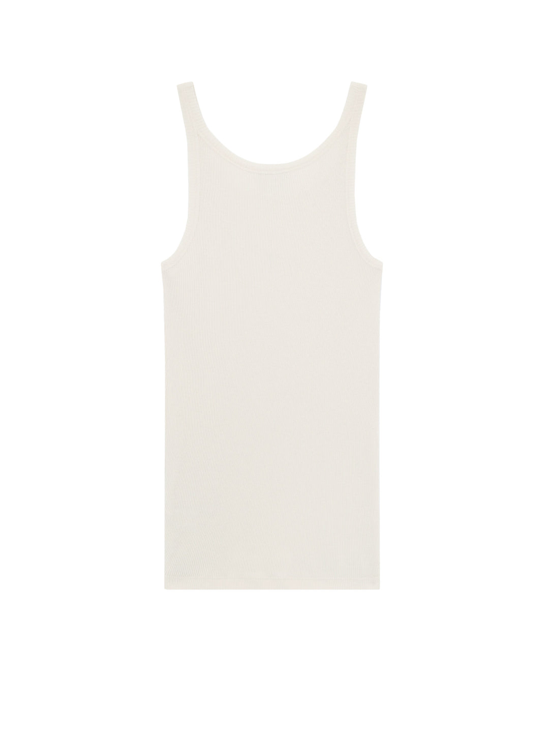 Ribbed oragnic cotton tank top