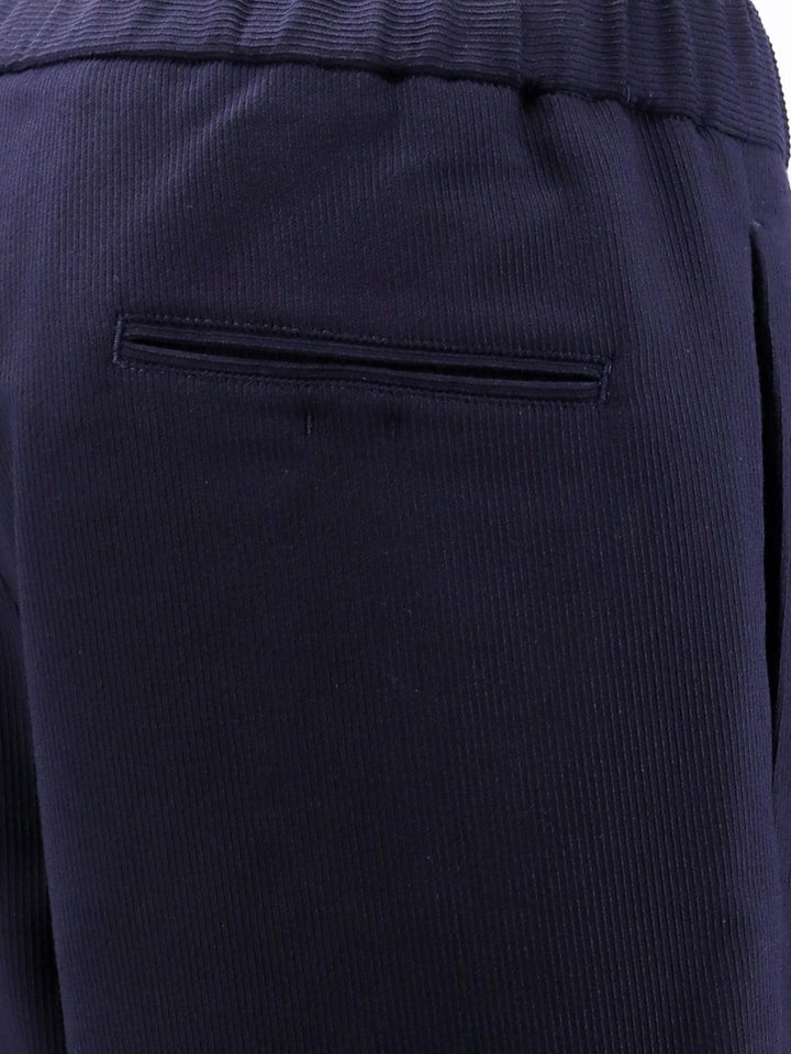 Ribbed wool trouser