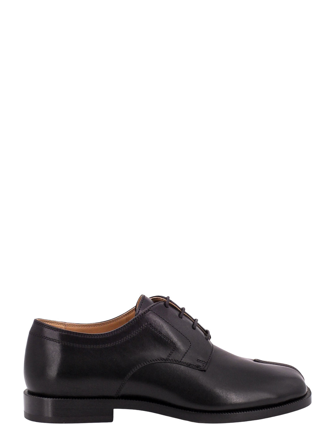 Tabi leather lace-up shoe