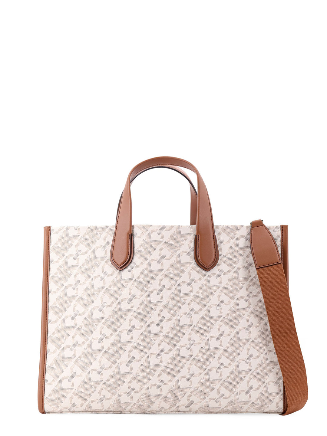 Gigi covered canvas handbag with Empire Logo print