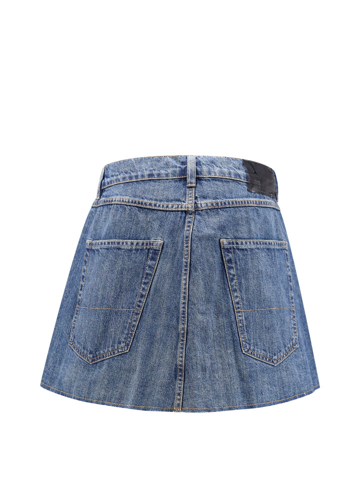 Cover denim skirt