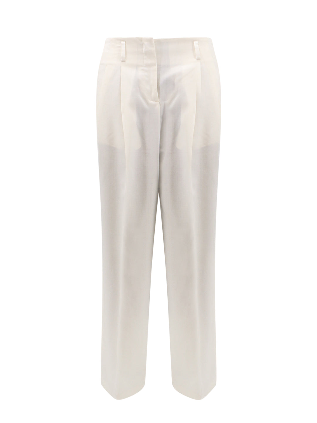 Virgin wool trouser with frontal pinces