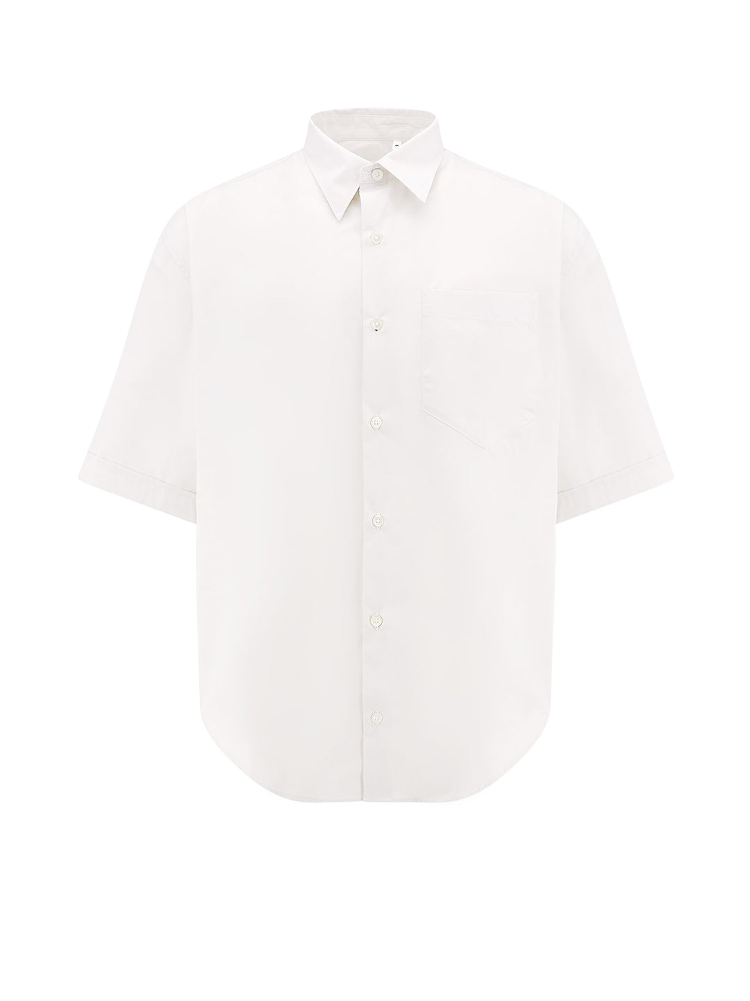 Cotton shirt with Logo iconic embroidery