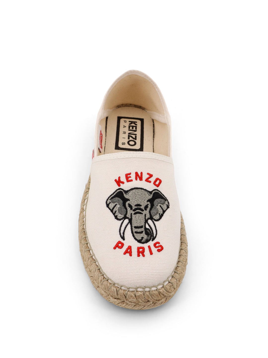 Canvas espadrillas with iconic frontale embroidery