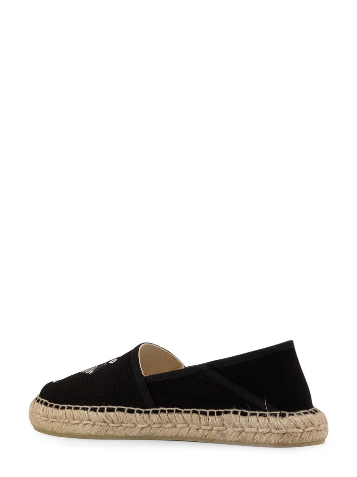 Canvas espadrillas with iconic frontale embroidery