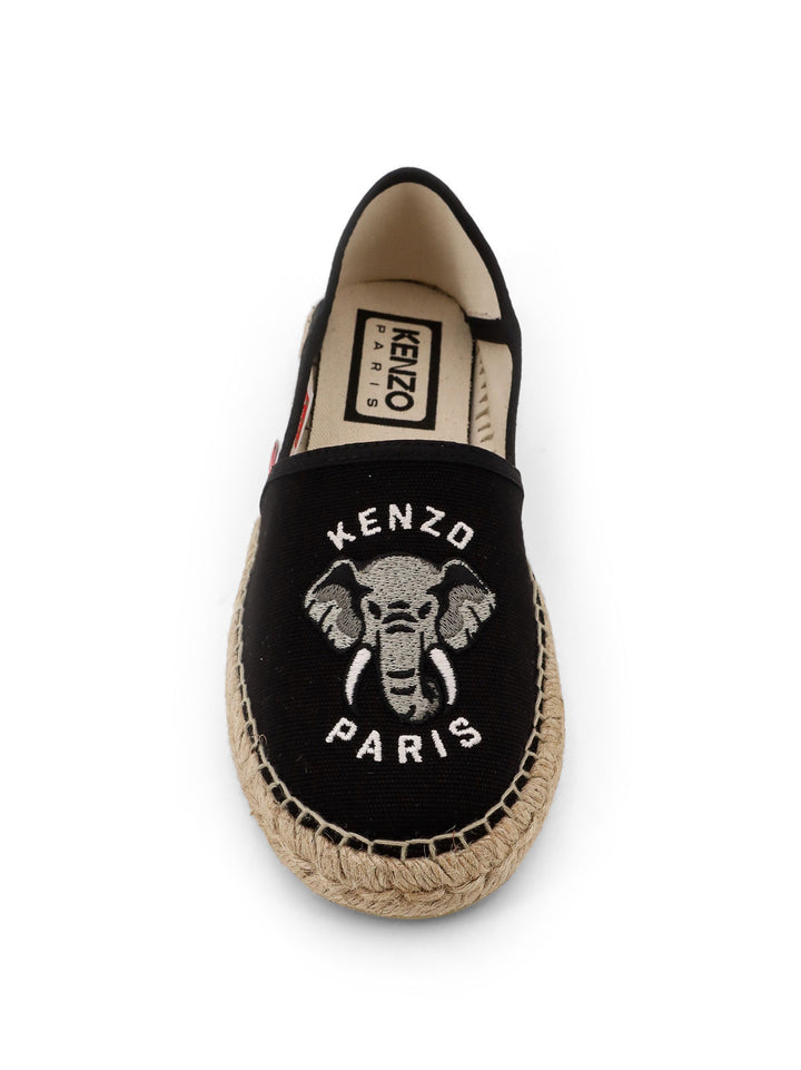 Canvas espadrillas with iconic frontale embroidery