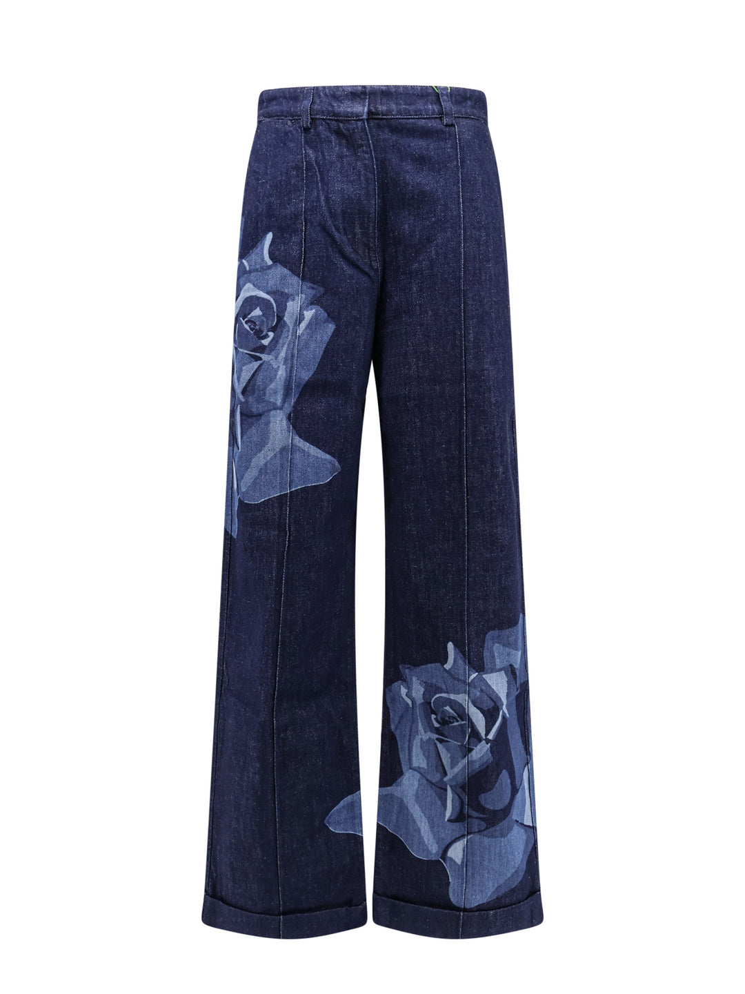 Tailored Jeans with Kenzo Rose print