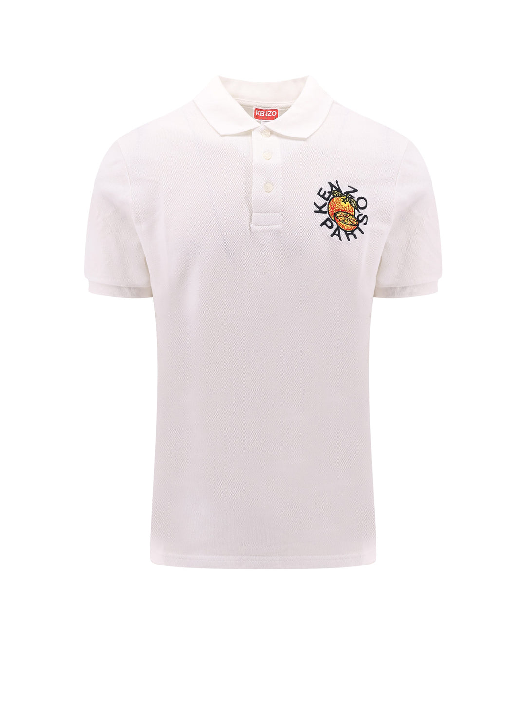 Polo shirt with Kenzo Orange embroidery