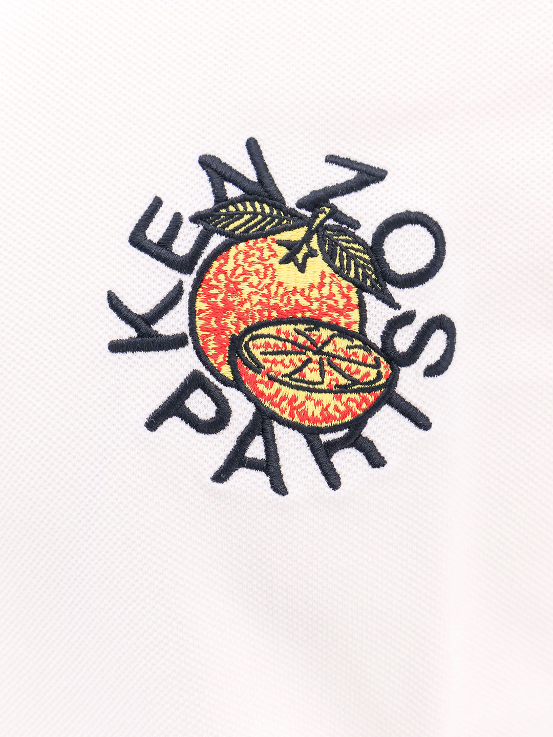 Polo shirt with Kenzo Orange embroidery