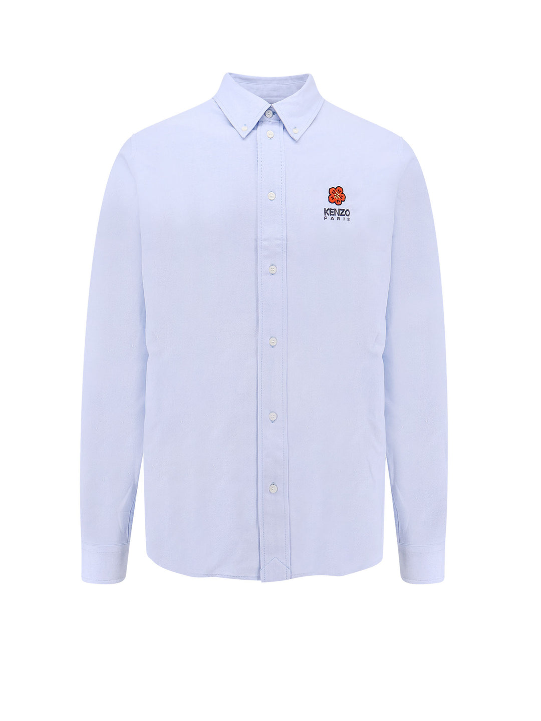 Cotton shirt with Boke Flower embroidery on the front