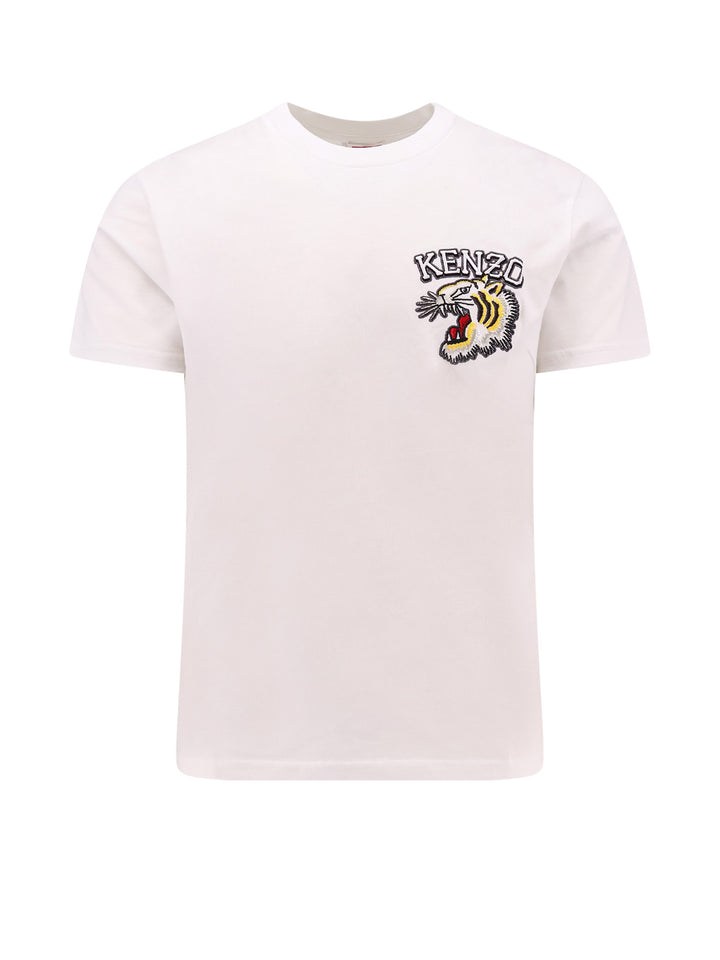 Biologic cotton t-shirt with Tiger embroidery