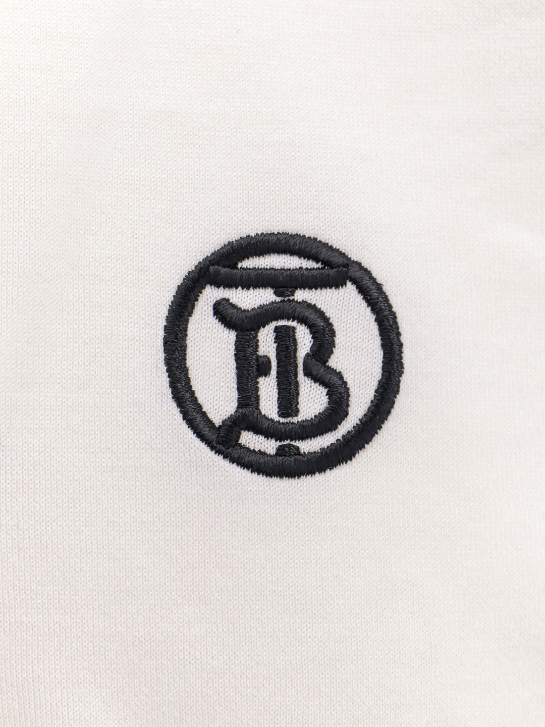 Organic cotton t-shirt with embroidered monogram