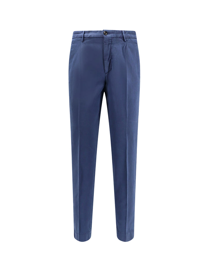 Cotton and linen trouser