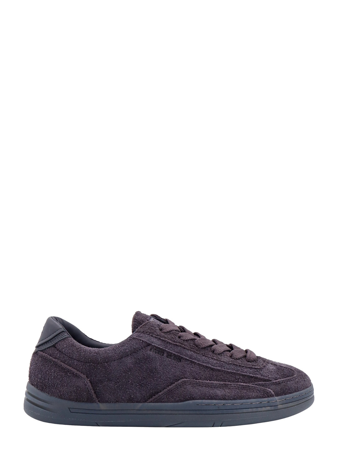 Suede sneakers with logo