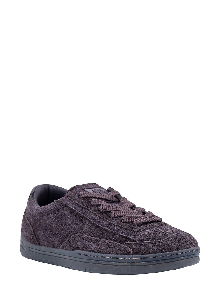 Suede sneakers with logo