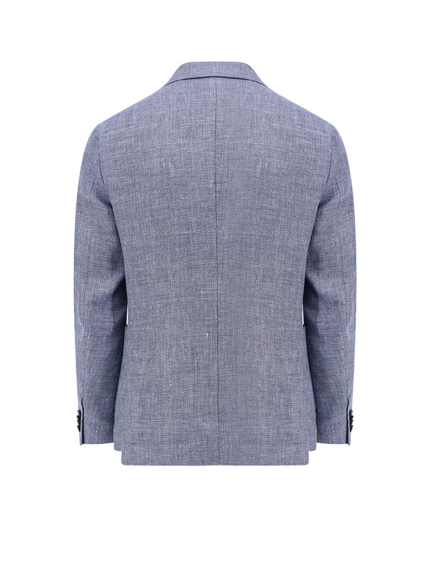 Linen and cotton blazer