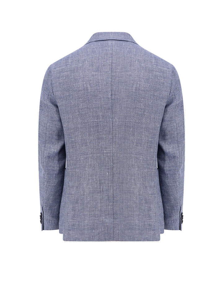 Linen and cotton blazer