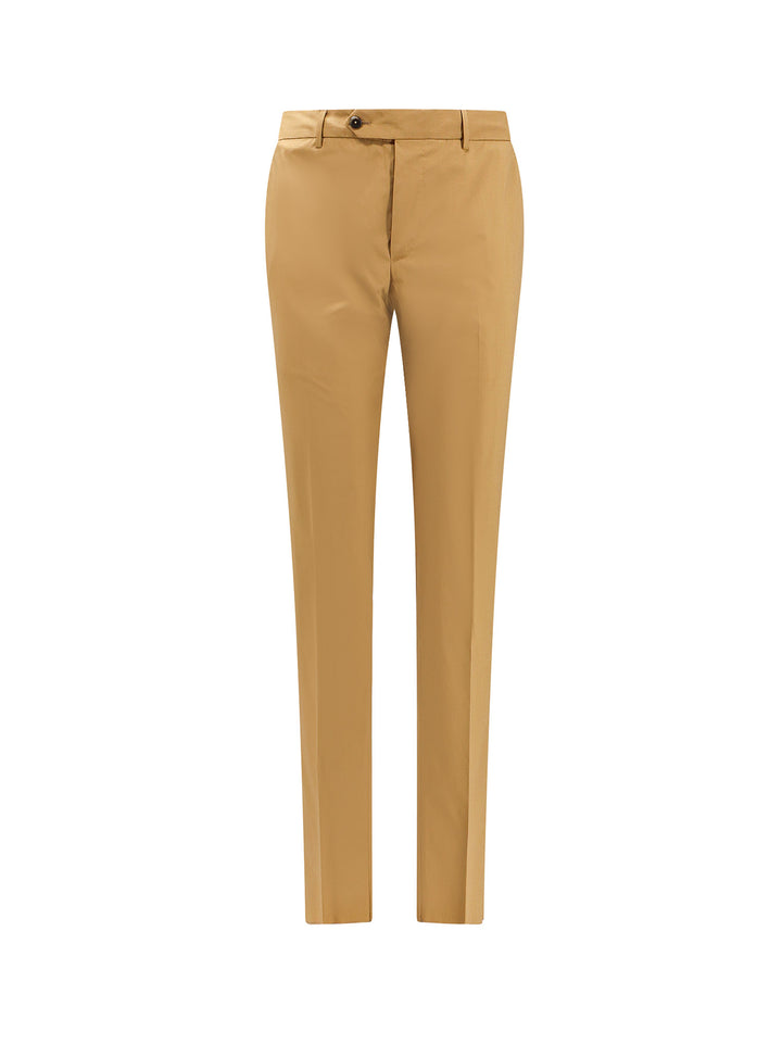 Stretch cotton blend trouser