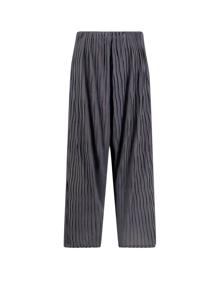 Pleated jersey trouser