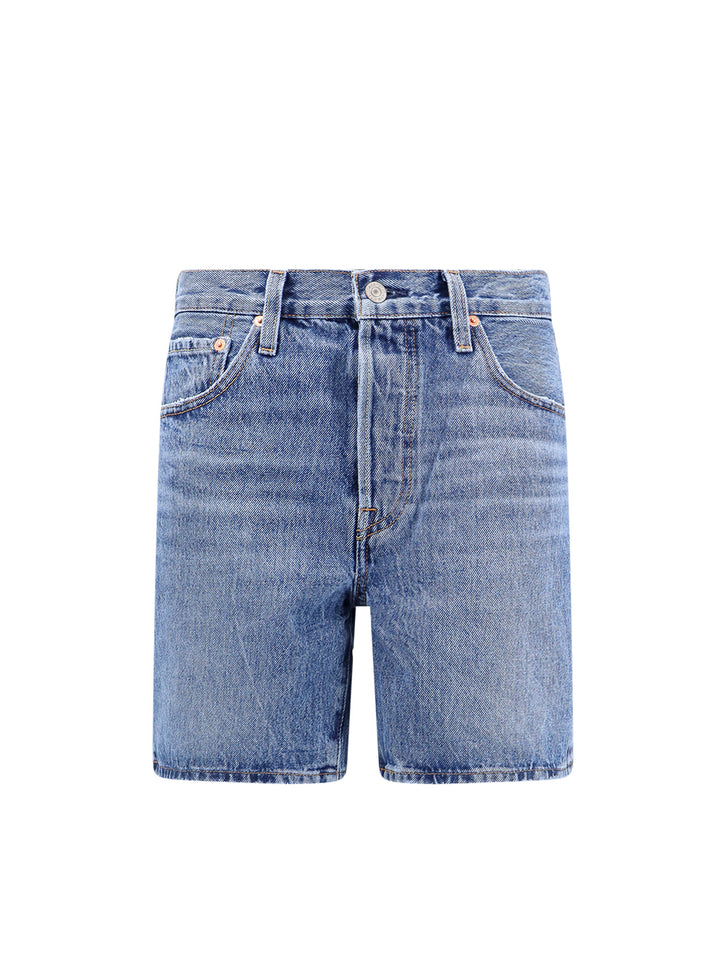 Mid Length denim shorts