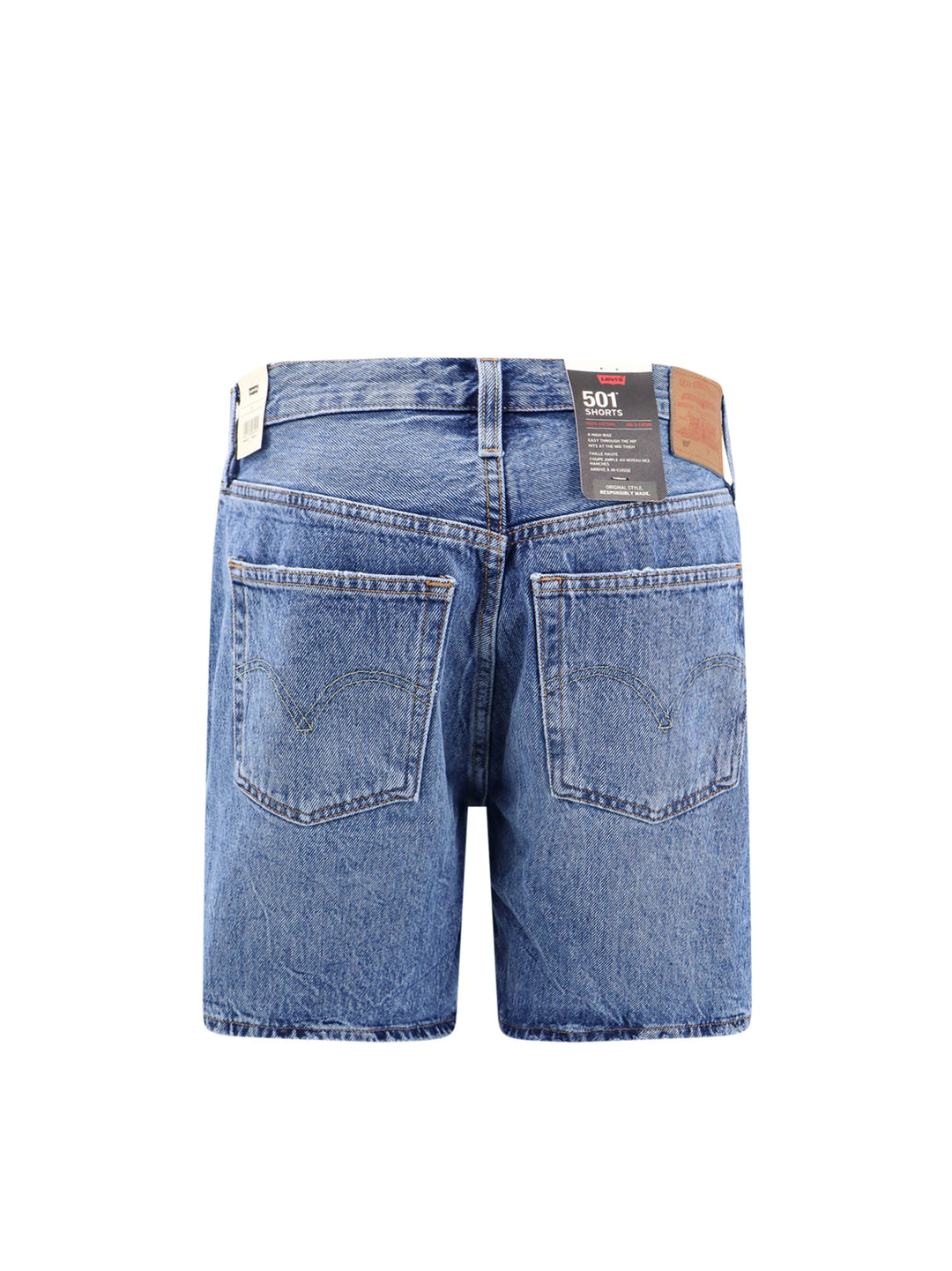 Mid Length denim shorts