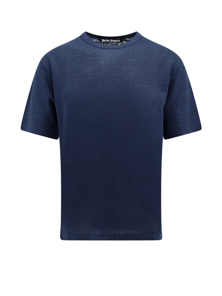 Classic Logo linen t-shirt