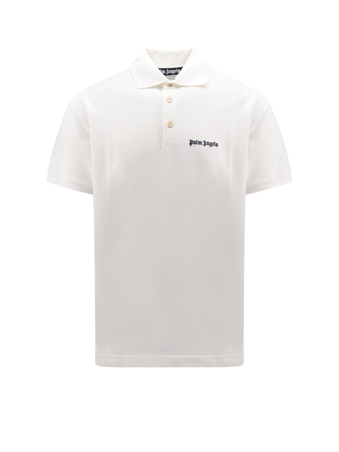 Cotton polo shirt with embroidered logo