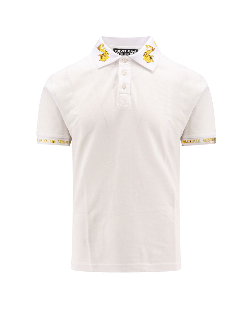 Polo shirt with Watercolor collar