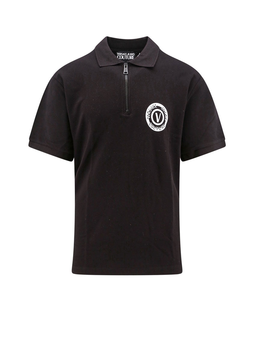 Polo shirt with logo print