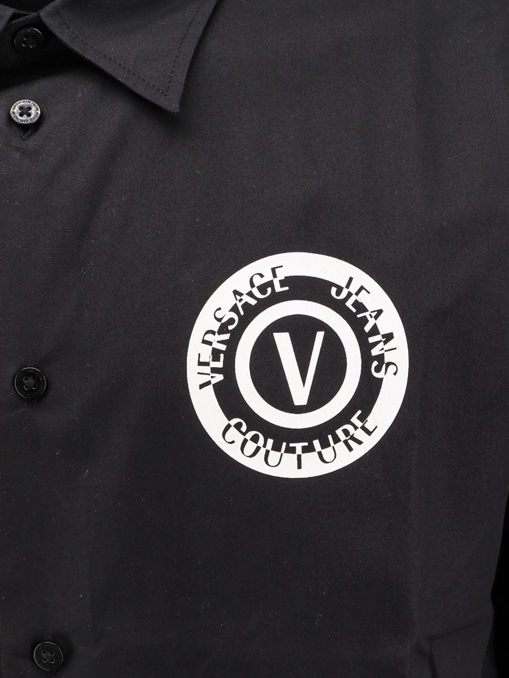 Cotton shirt with V-Emblem shirt