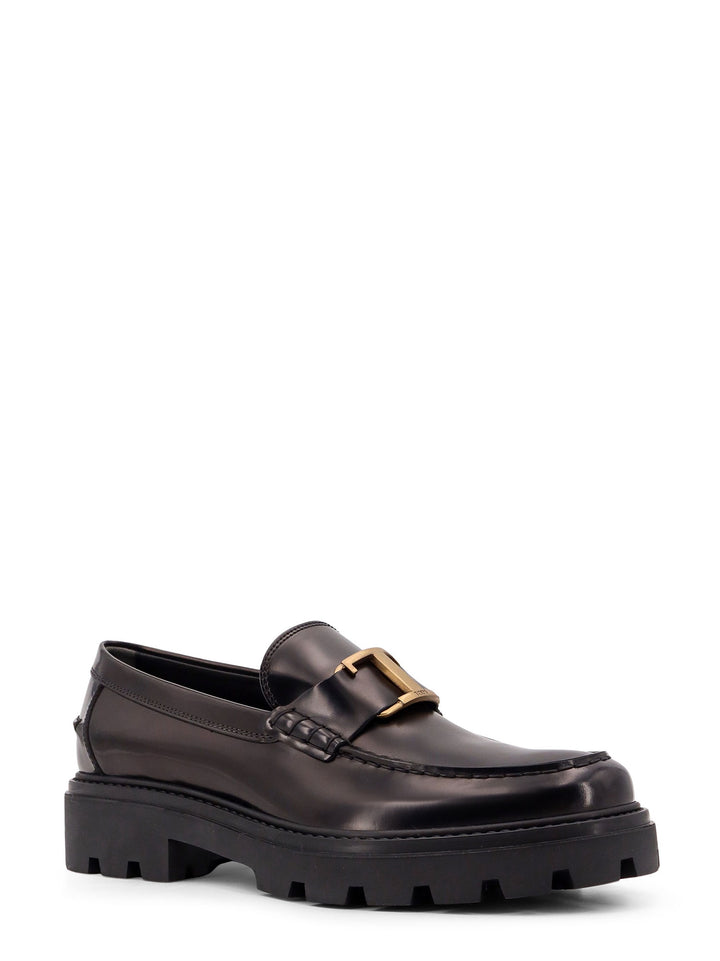 Leather loafer with T-Timeless detail