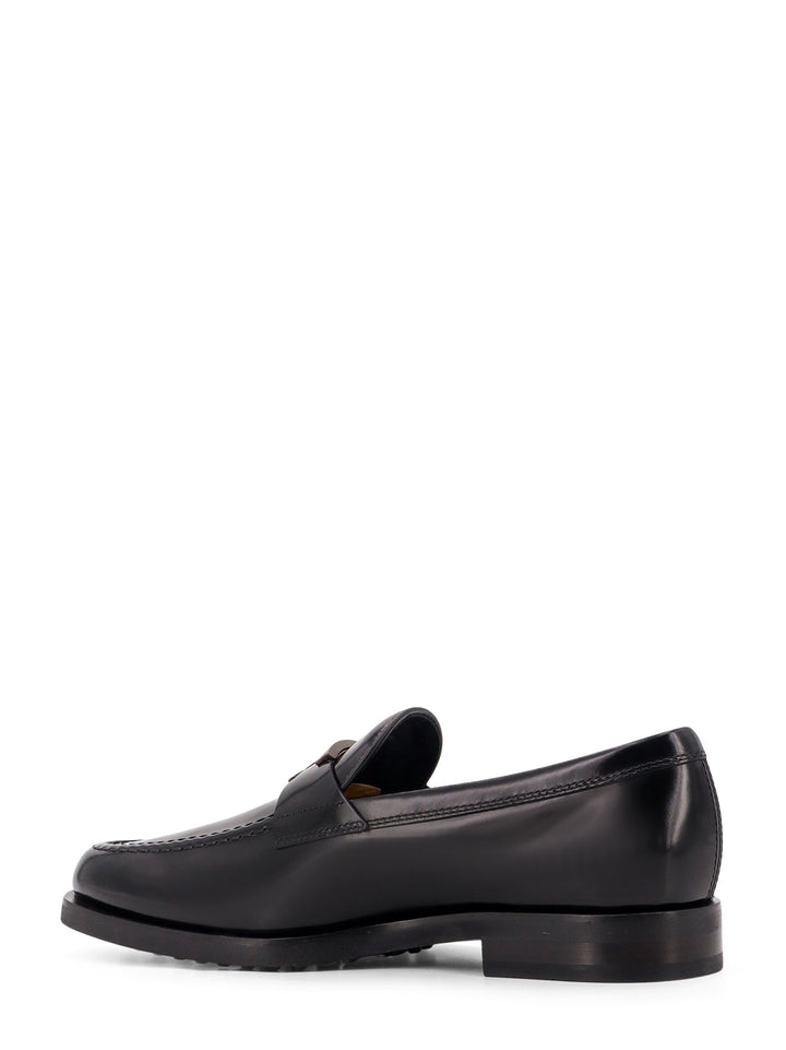 Leather loafer with T-Timeless detail