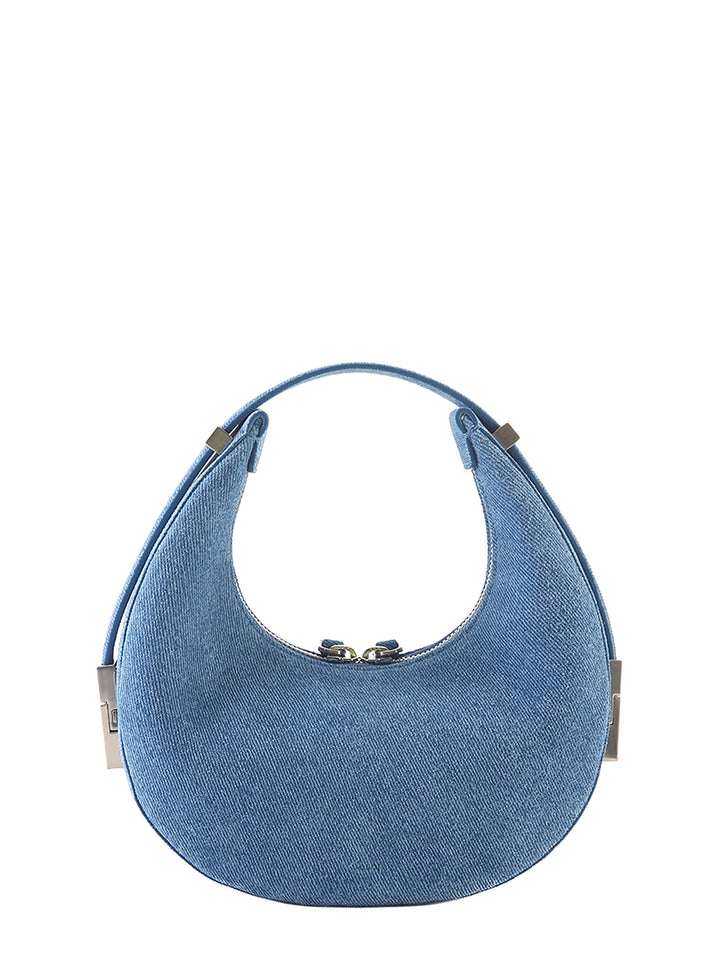 Denim shoulder bag