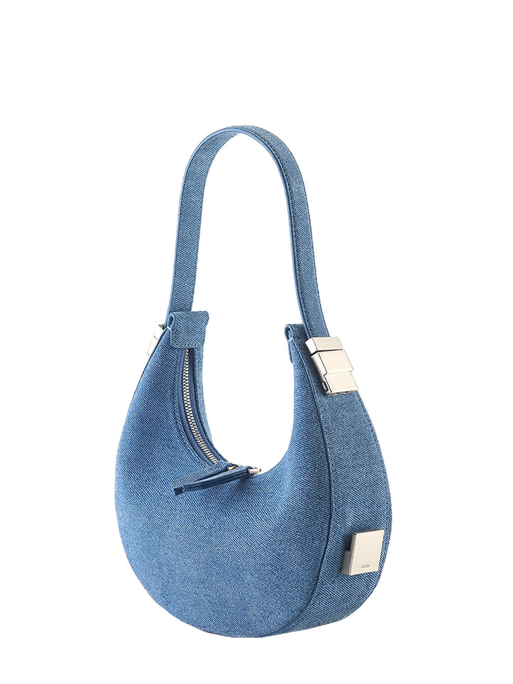 Denim shoulder bag