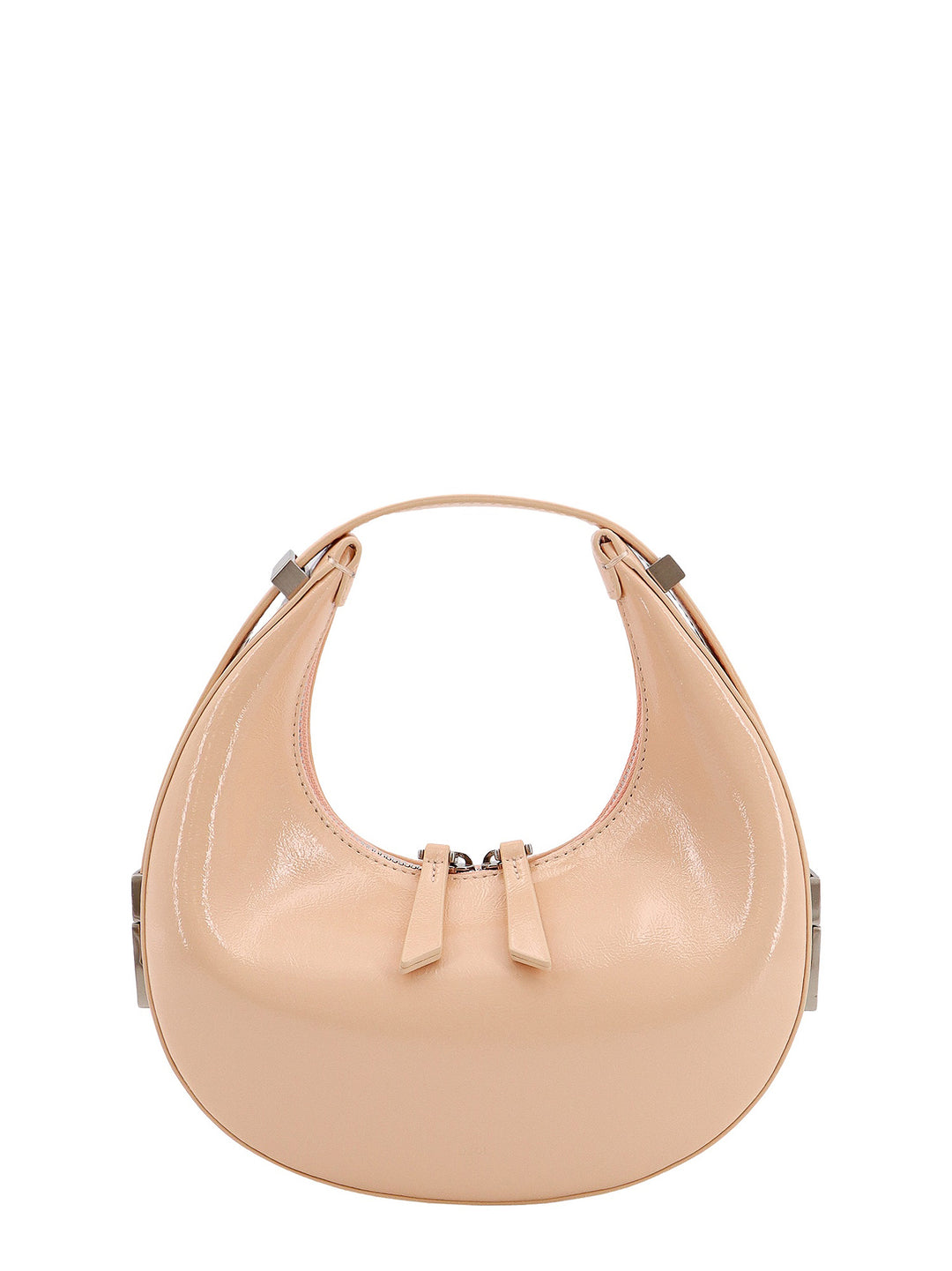 Patent leather shoulder bag